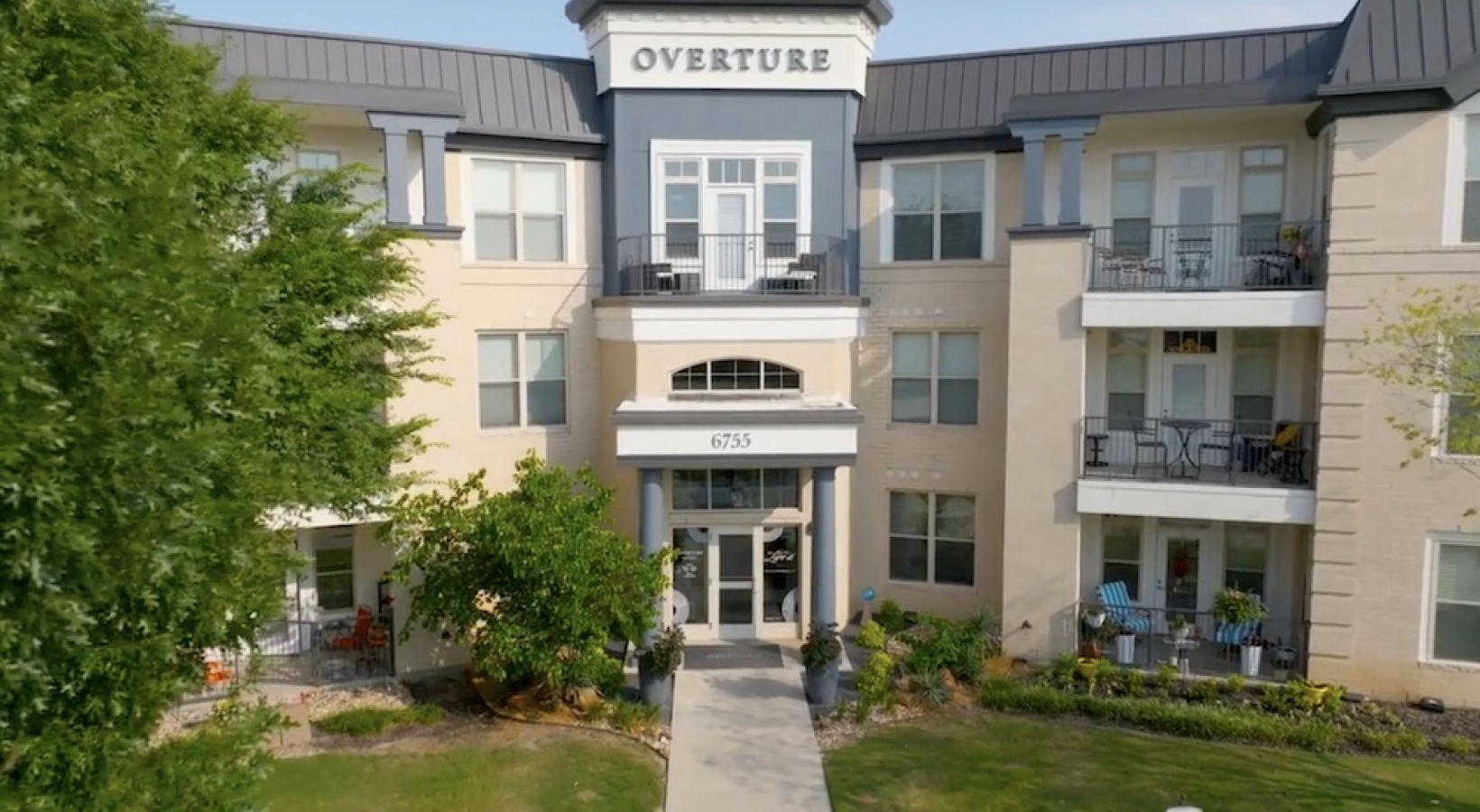 Exterior View Exterior view of the property with retail areas